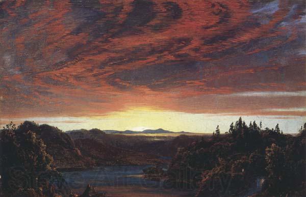 Frederic E.Church Twilight,a Sketch France oil painting art